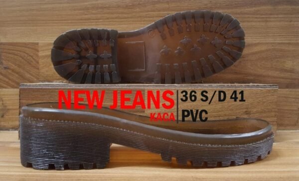 Sol Sepatu Wanita NEW JEANS KACA PVC 17